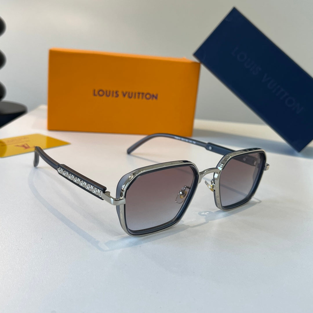 Louis Vuitton Fashion Silver Lens Sunglasses for Men & Women - 371405