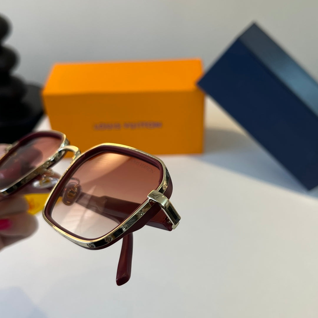 Louis Vuitton Fashion Red Lens Sunglasses for Men & Women - 371408 - detail image 6