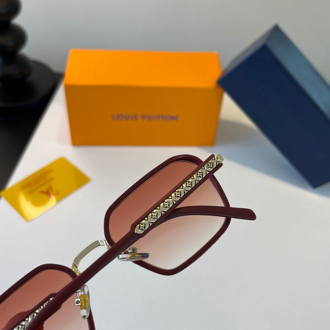 Louis Vuitton Fashion Red Lens Sunglasses for Men & Women - 371408 - detail image 7