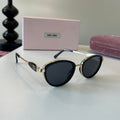Miu Miu Fashion Silver Lens Sunglasses for Men & Women - 466140