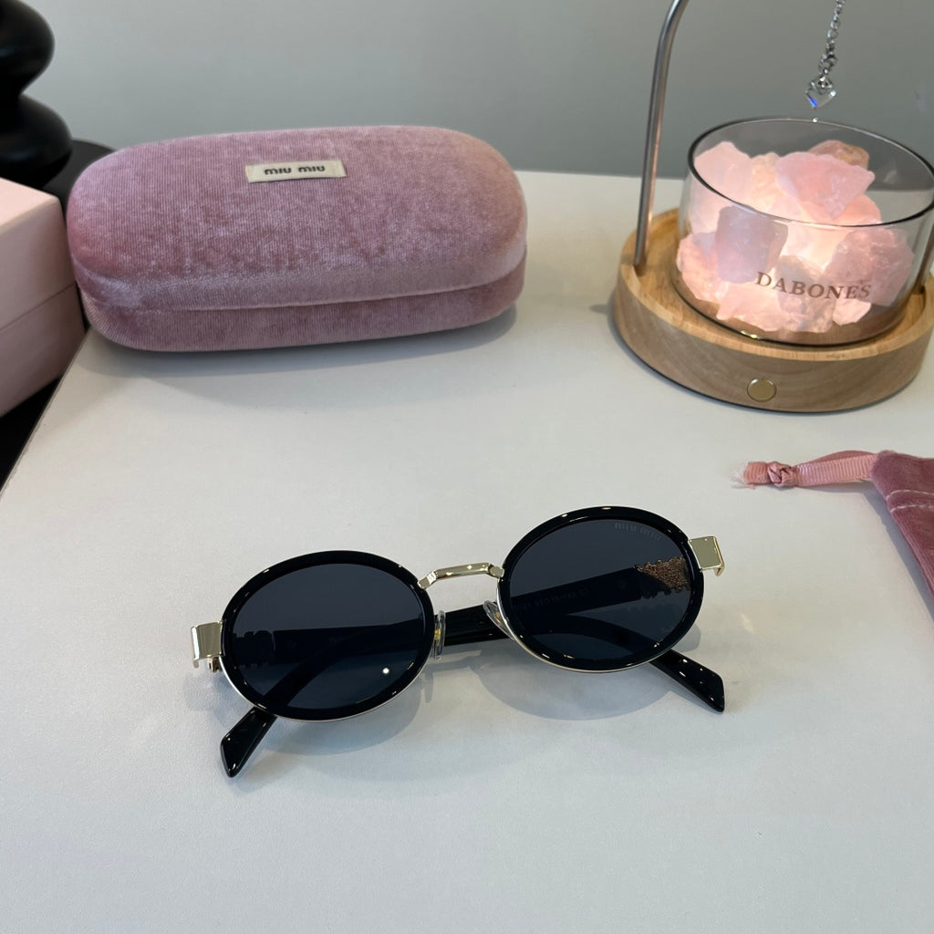Miu Miu Cat-Eye Silver Lens Sunglasses for Men & Women - 372379 - detail image 4