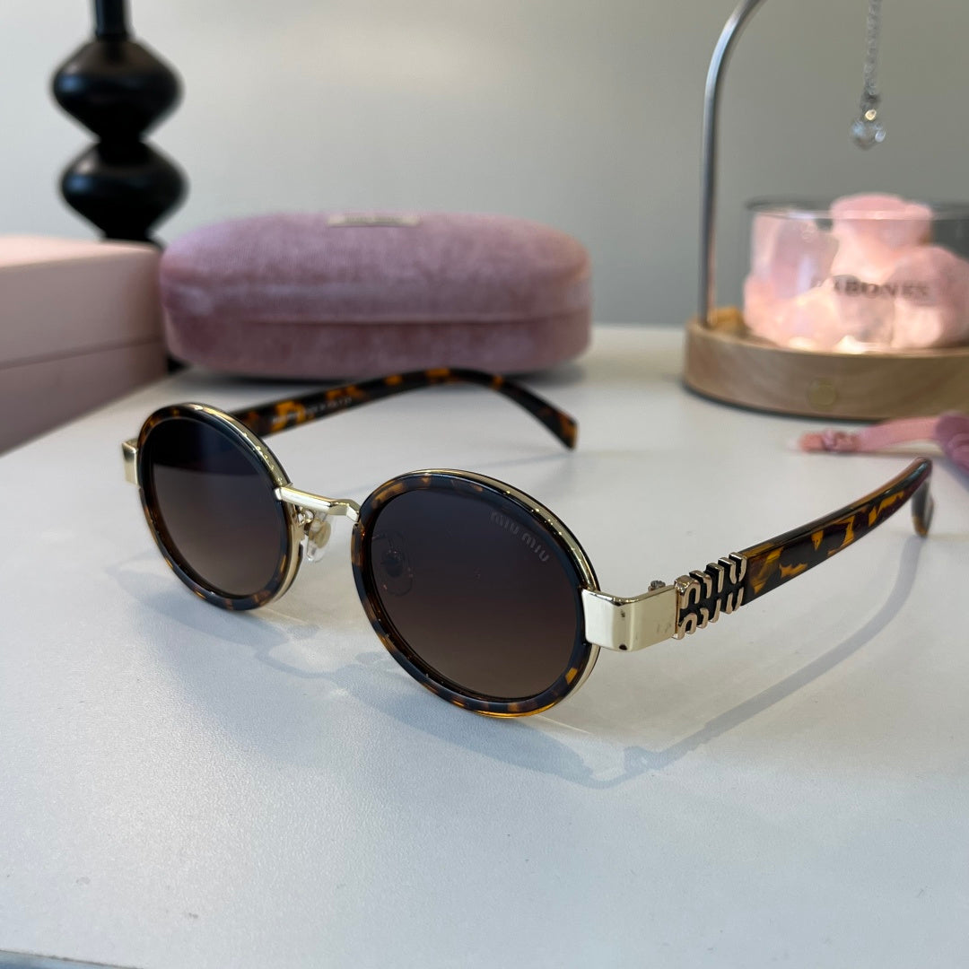 Miu Miu Cat-Eye Brown Lens Sunglasses for Men & Women - 372380 - detail image 3