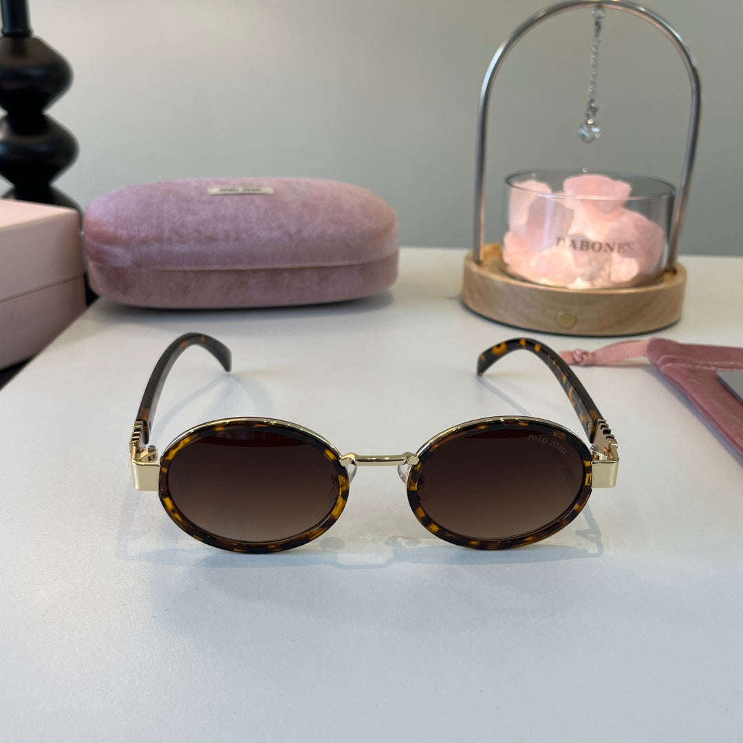 Miu Miu Cat-Eye Brown Lens Sunglasses for Men & Women - 372380 - detail image 2