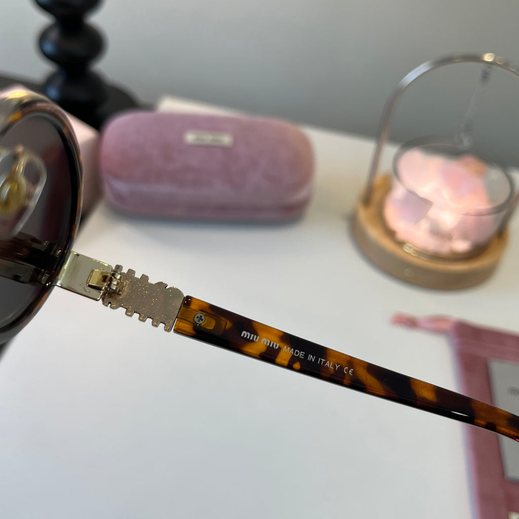 Miu Miu Cat-Eye Brown Lens Sunglasses for Men & Women - 372380 - detail image 9