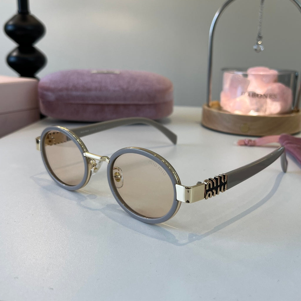 Miu Miu Cat-Eye Silver Lens Sunglasses for Men & Women - 372381 - detail image 2