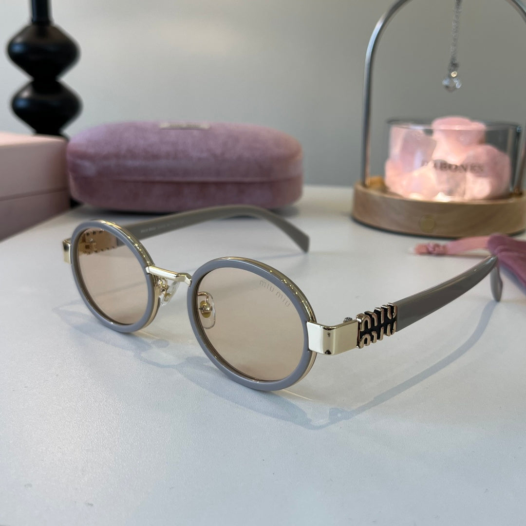 Miu Miu Cat-Eye Silver Lens Sunglasses for Men & Women - 372381 - detail image 2