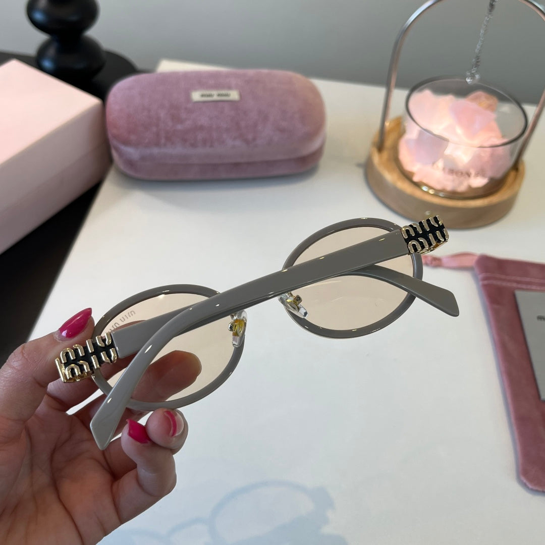 Miu Miu Cat-Eye Silver Lens Sunglasses for Men & Women - 372381 - detail image 7