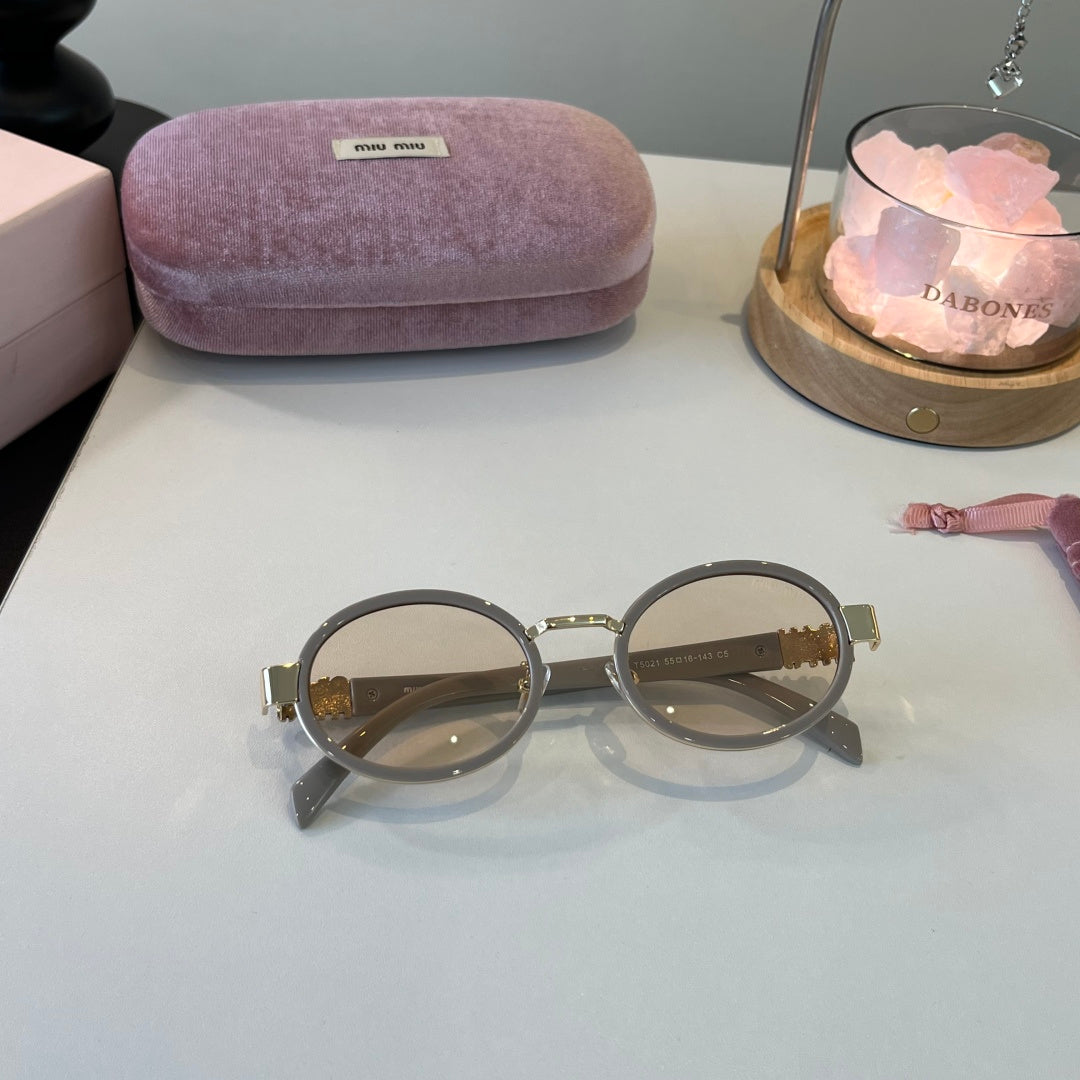 Miu Miu Cat-Eye Silver Lens Sunglasses for Men & Women - 372381 - detail image 3