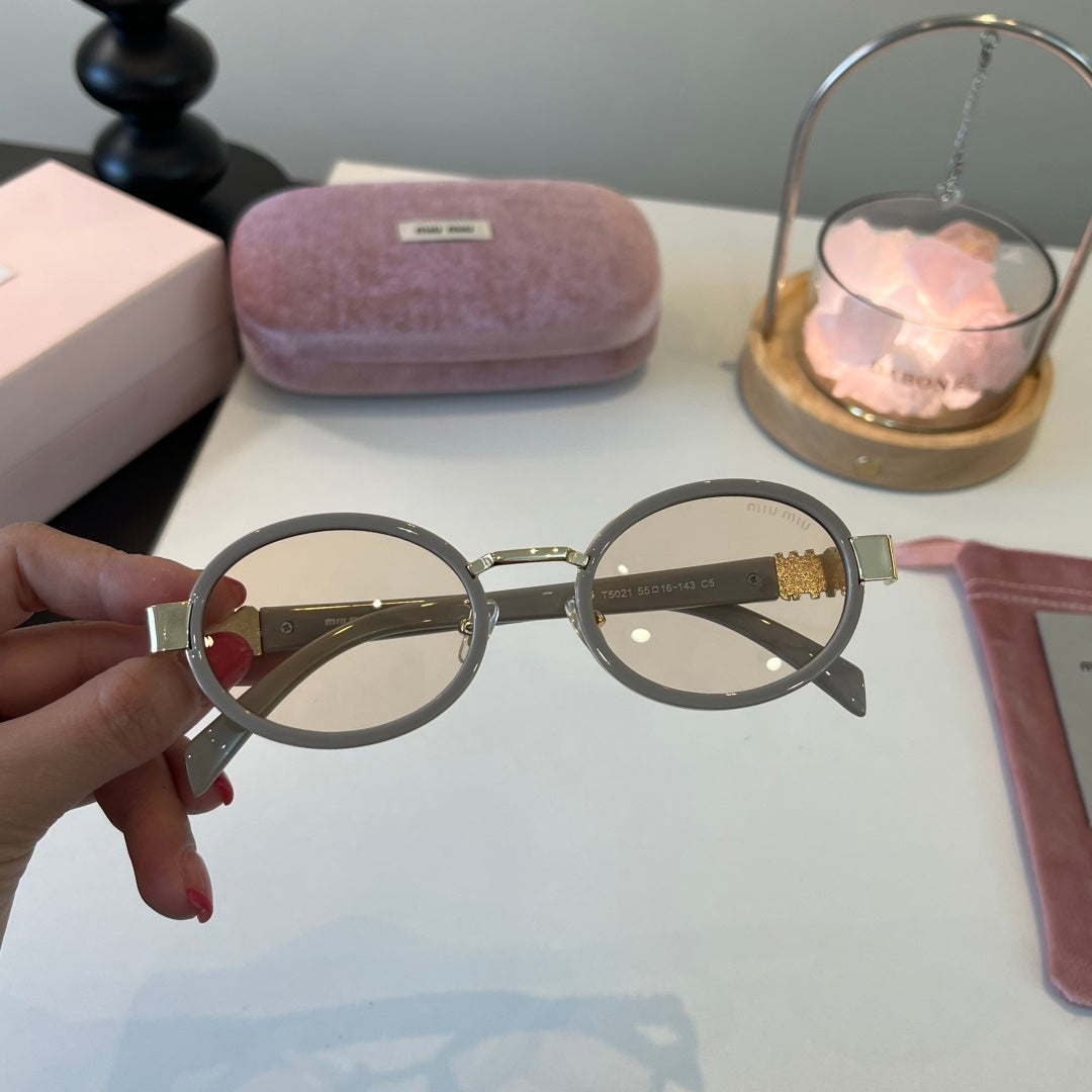 Miu Miu Cat-Eye Silver Lens Sunglasses for Men & Women - 372381 - detail image 4