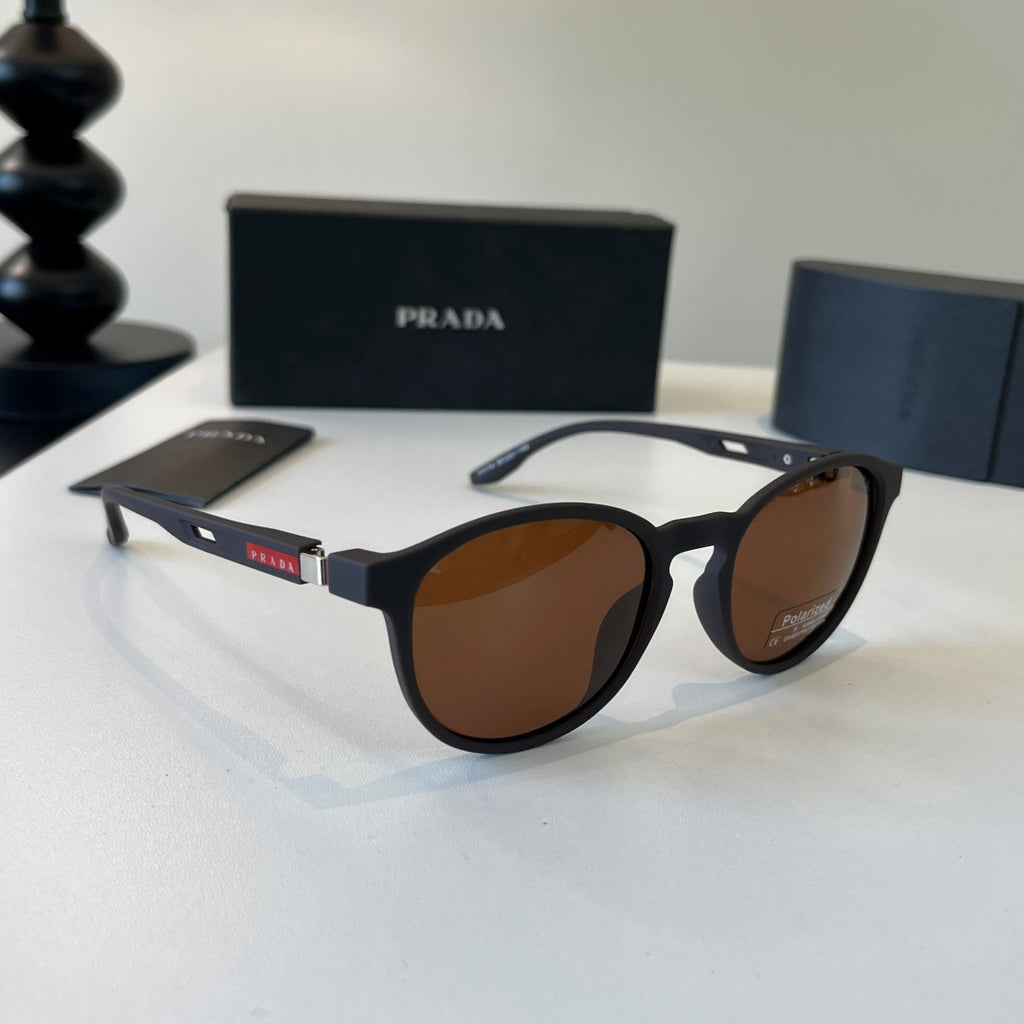 Prada Fashion Black Lens Sunglasses for Men & Women - 382701