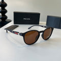 Prada Fashion Black Lens Sunglasses for Men & Women - 382701
