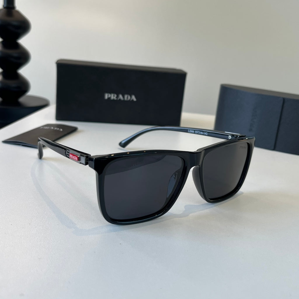 Prada Fashion Black Lens Sunglasses for Men - 415740