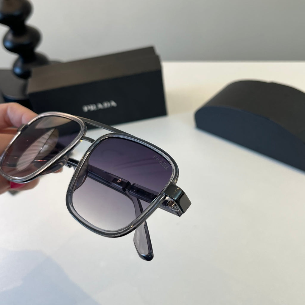 Prada Fashion Gray Lens Sunglasses for Men & Women - detail image 6