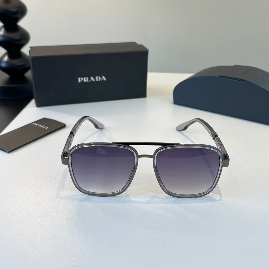 Prada Fashion Gray Lens Sunglasses for Men & Women - detail image 2