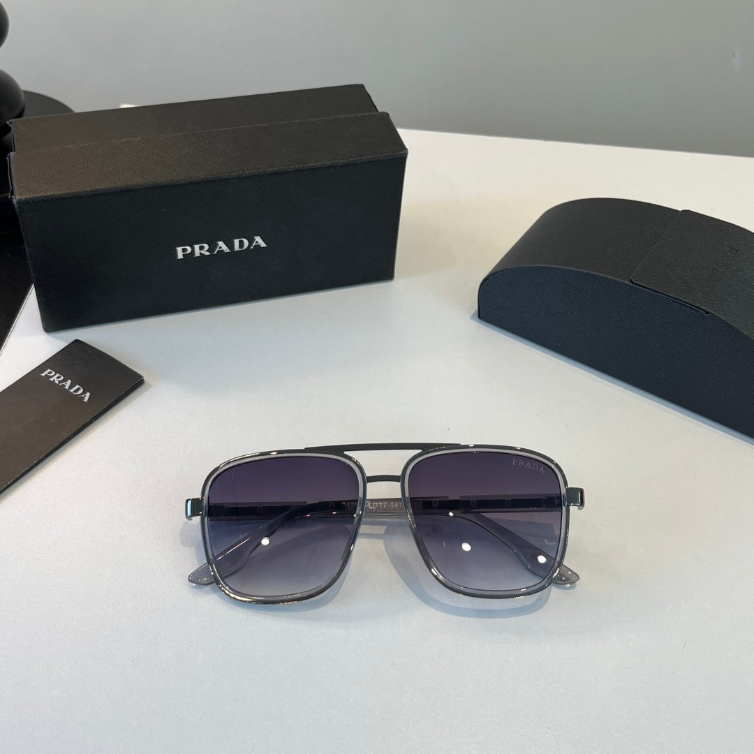 Prada Fashion Gray Lens Sunglasses for Men & Women - detail image 4