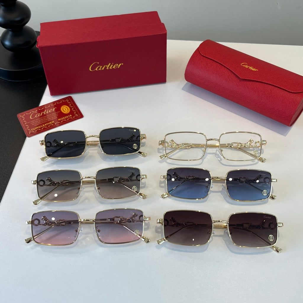 Cartier Lightweight Metal Rimless Silver Lens Sunglasses for Men & Wo - 493675 - detail image 12