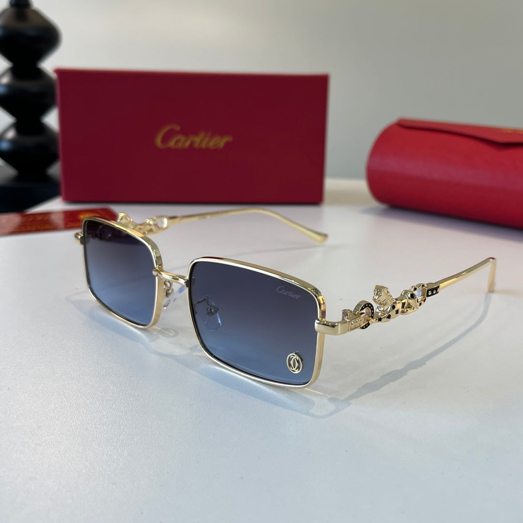 Cartier Lightweight Metal Rimless Silver Lens Sunglasses for Men & Wo - 432248 - detail image 2