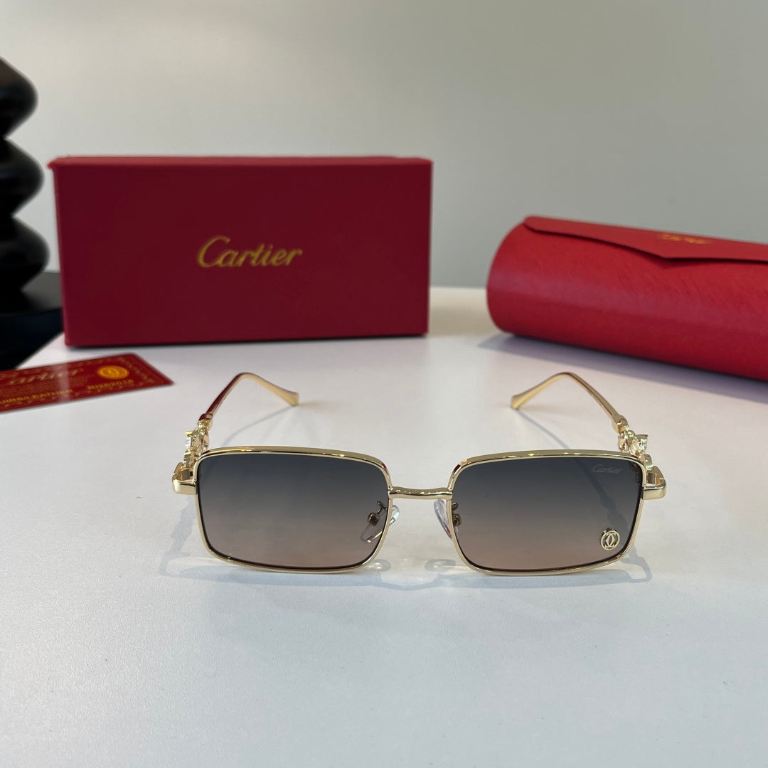 Cartier Lightweight Metal Rimless Silver Lens Sunglasses for Men & Wo - 432249 - detail image 2
