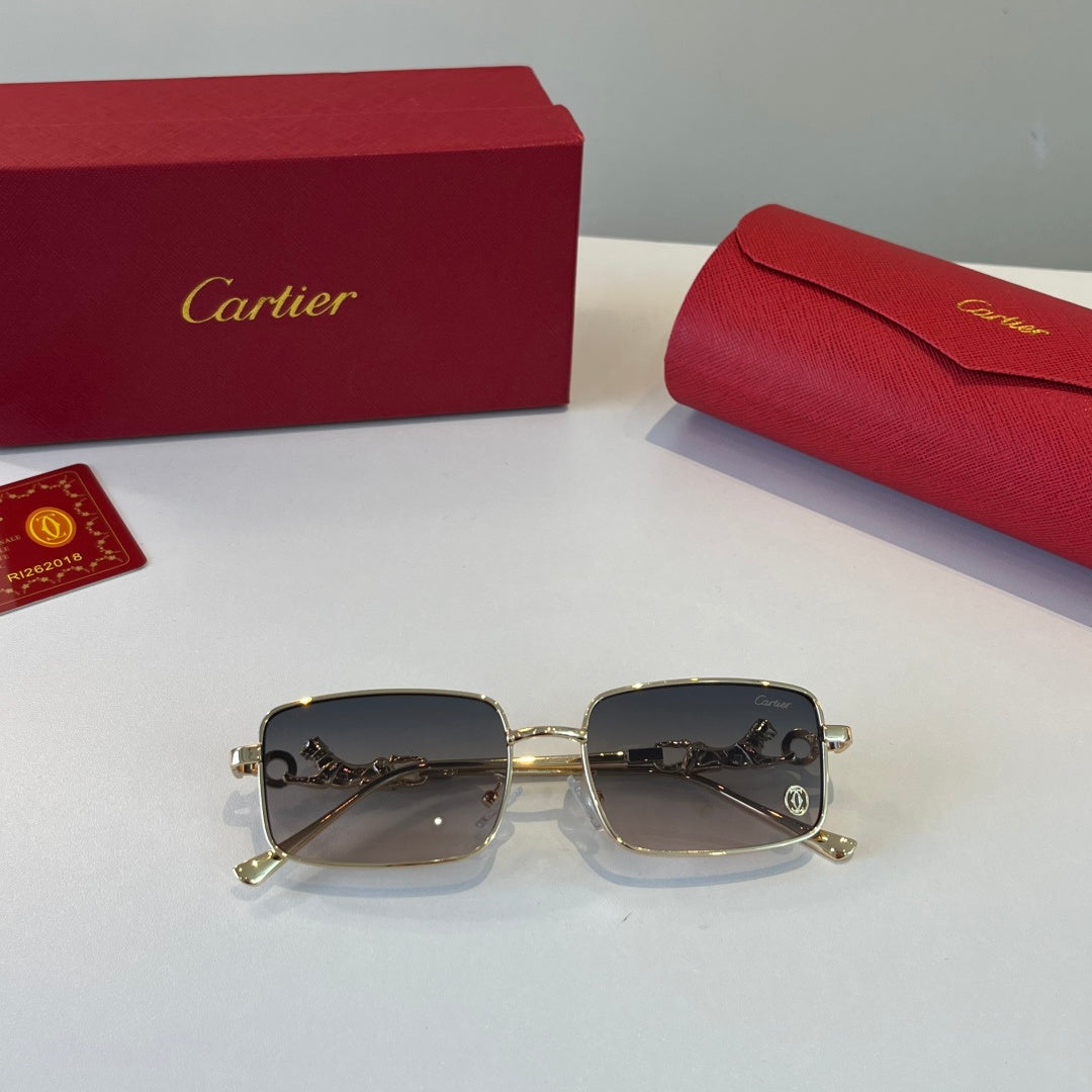 Cartier Lightweight Metal Rimless Silver Lens Sunglasses for Men & Wo - 432249 - detail image 5