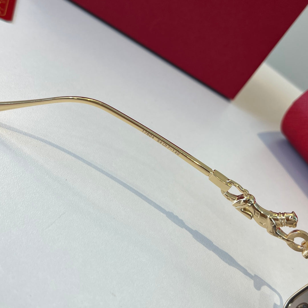 Cartier Lightweight Metal Rimless Silver Lens Sunglasses for Men & Wo - 493677 - detail image 10