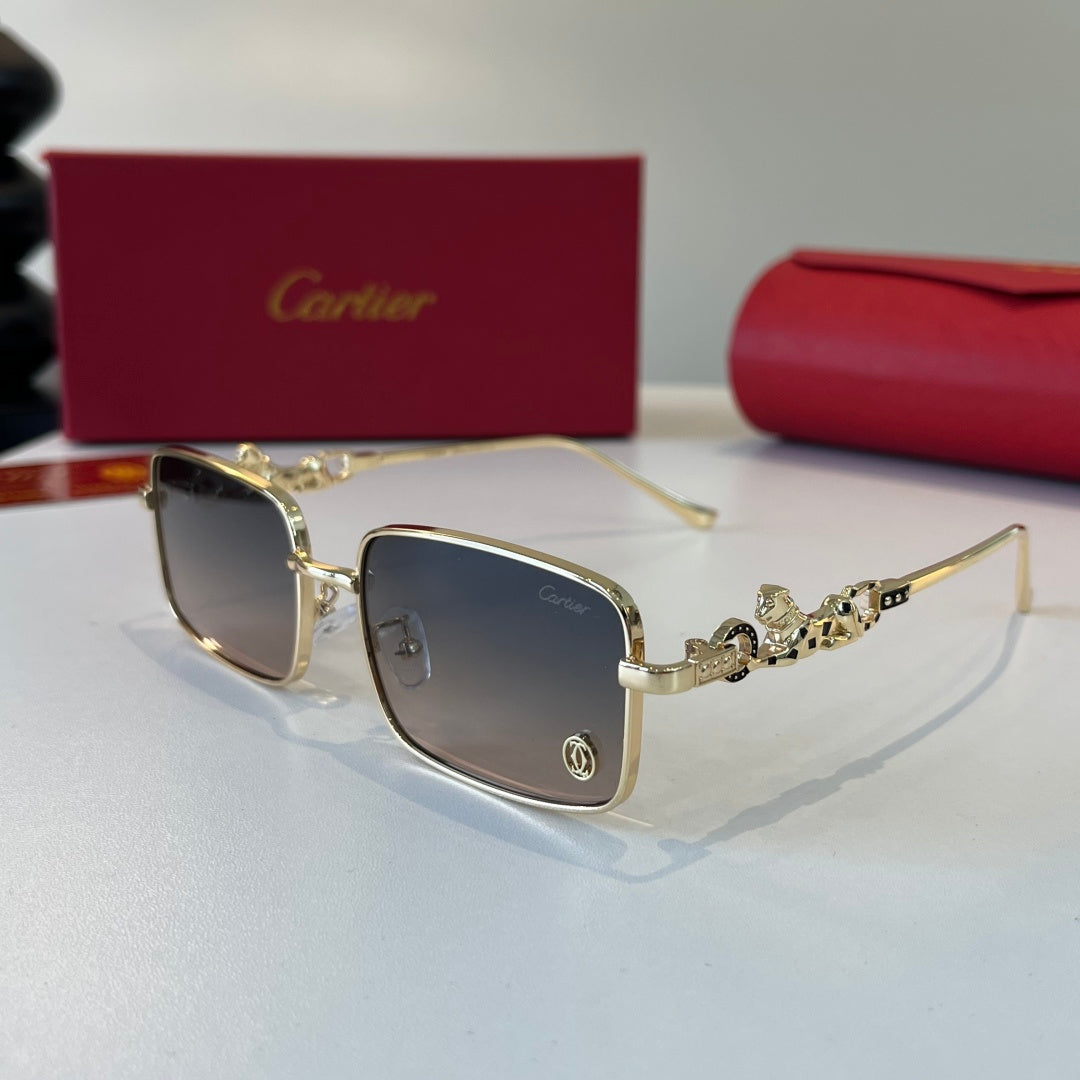 Cartier Lightweight Metal Rimless Silver Lens Sunglasses for Men & Wo - 432249 - detail image 3