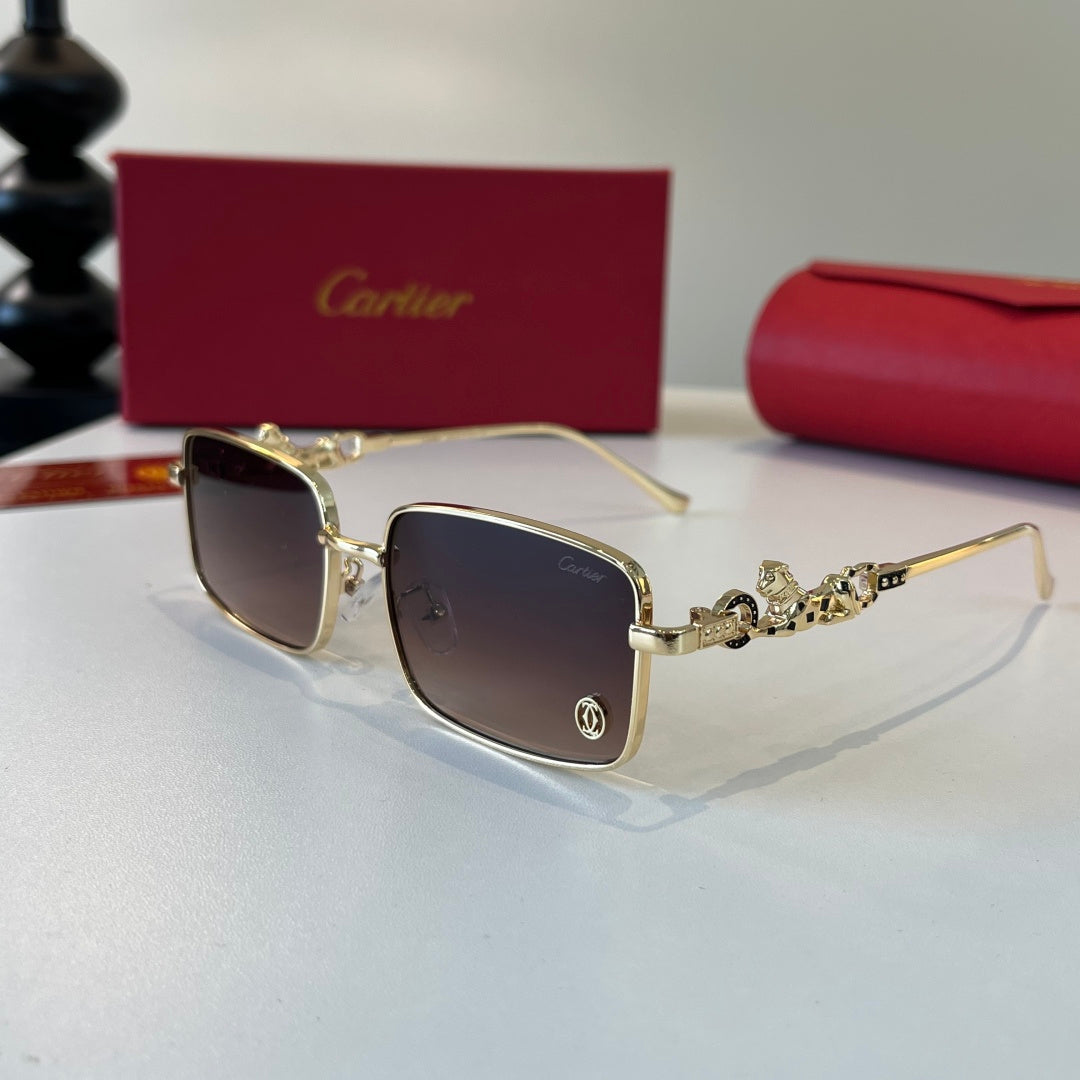 Cartier Lightweight Metal Rimless Silver Lens Sunglasses for Men & Wo - 432250 - detail image 3