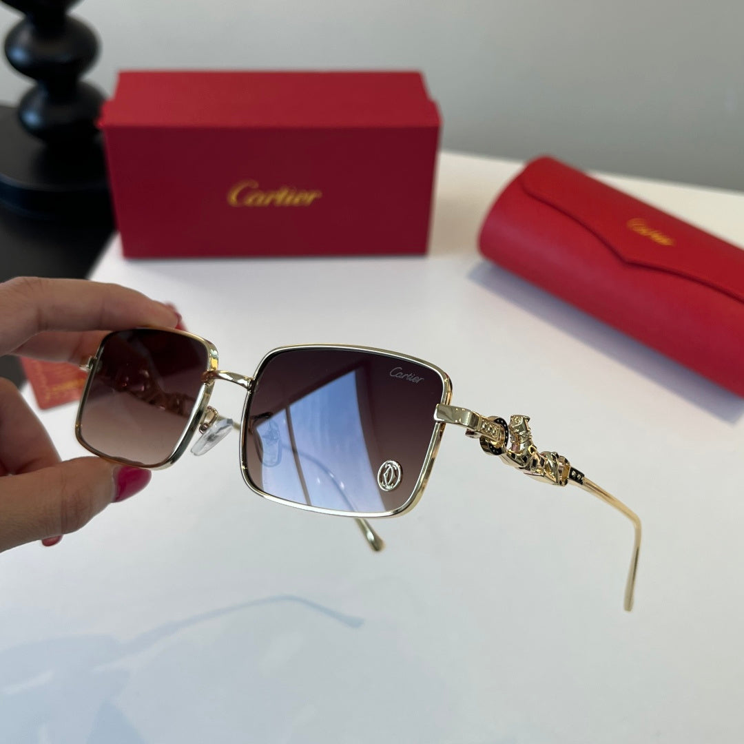 Cartier Lightweight Metal Rimless Silver Lens Sunglasses for Men & Wo - 432250 - detail image 7