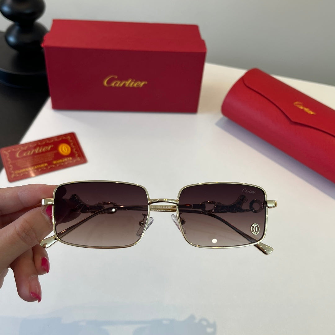 Cartier Lightweight Metal Rimless Silver Lens Sunglasses for Men & Wo - 432250 - detail image 8