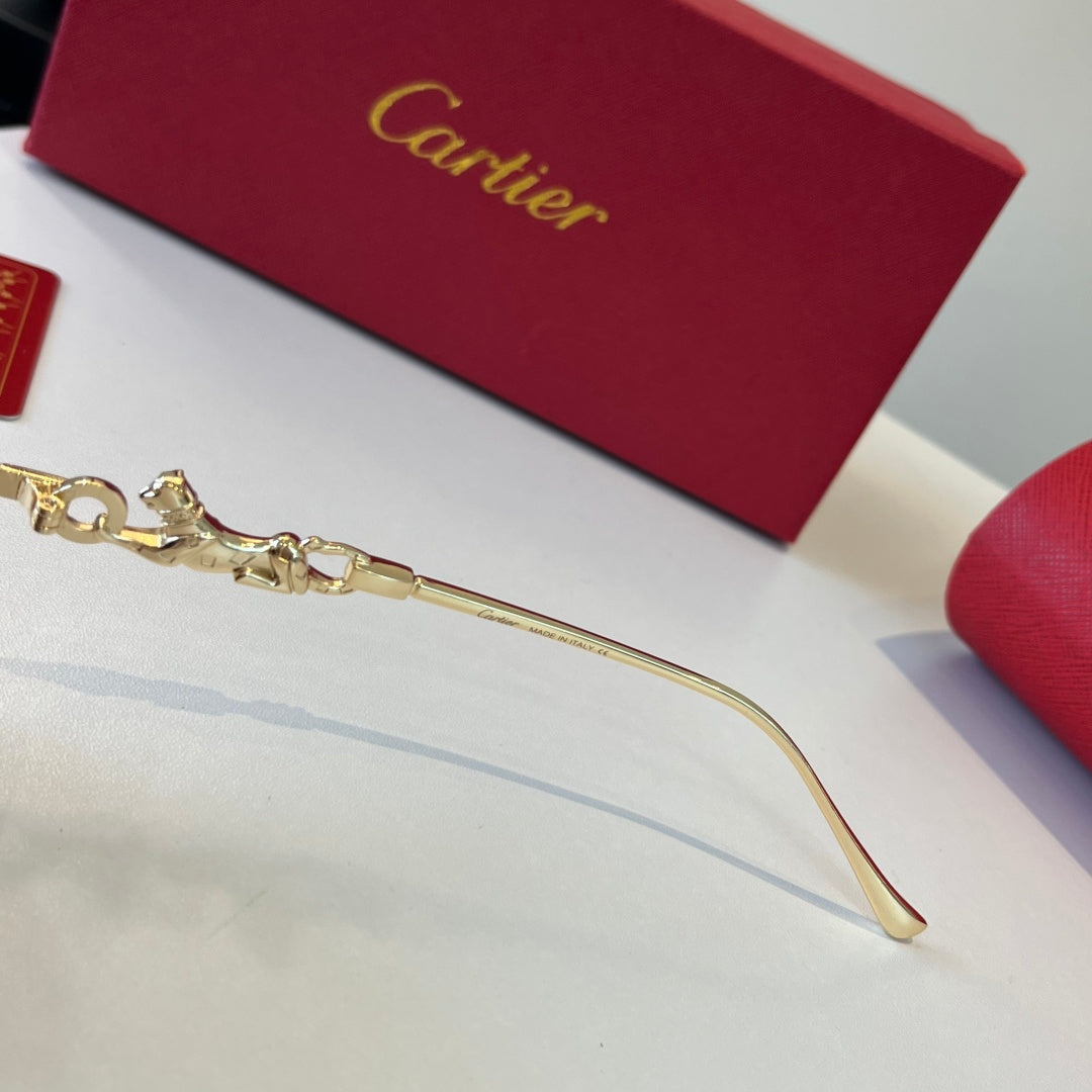 Cartier Lightweight Metal Rimless Silver Lens Sunglasses for Men & Wo - 432250 - detail image 10