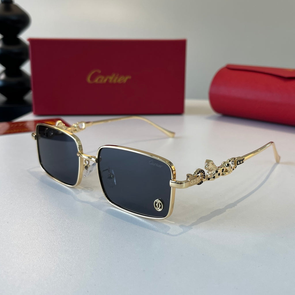 Cartier Lightweight Metal Rimless Silver Lens Sunglasses for Men & Wo - 432251 - detail image 3