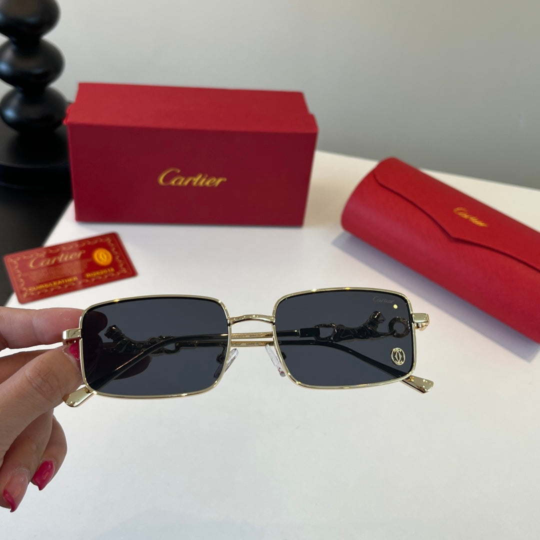 Cartier Lightweight Metal Rimless Silver Lens Sunglasses for Men & Wo - 432251 - detail image 5