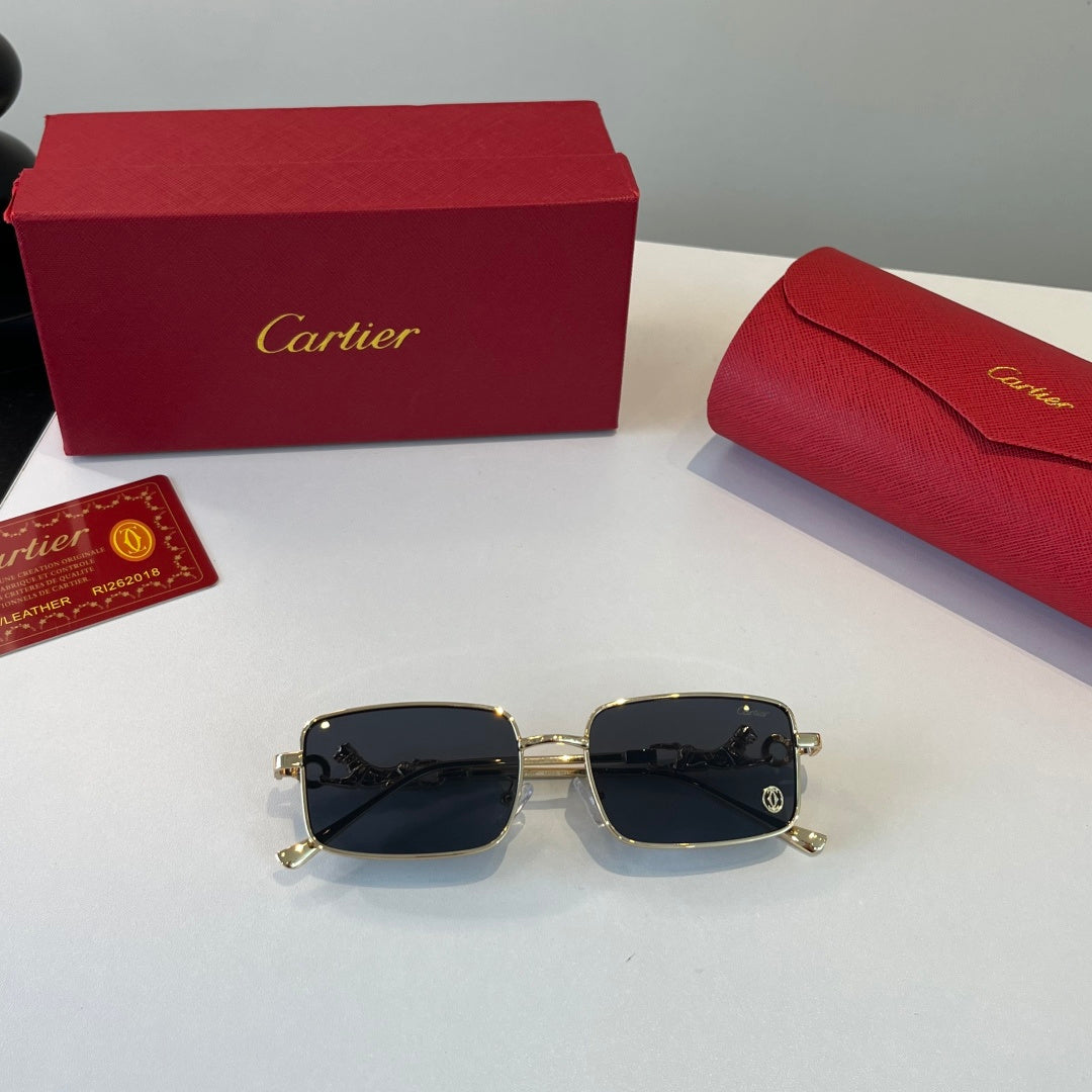 Cartier Lightweight Metal Rimless Silver Lens Sunglasses for Men & Wo - 432251 - detail image 4
