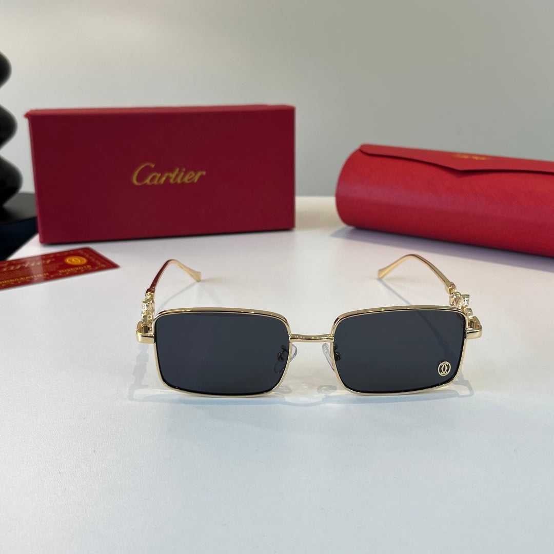 Cartier Lightweight Metal Rimless Silver Lens Sunglasses for Men & Wo - 432251 - detail image 2