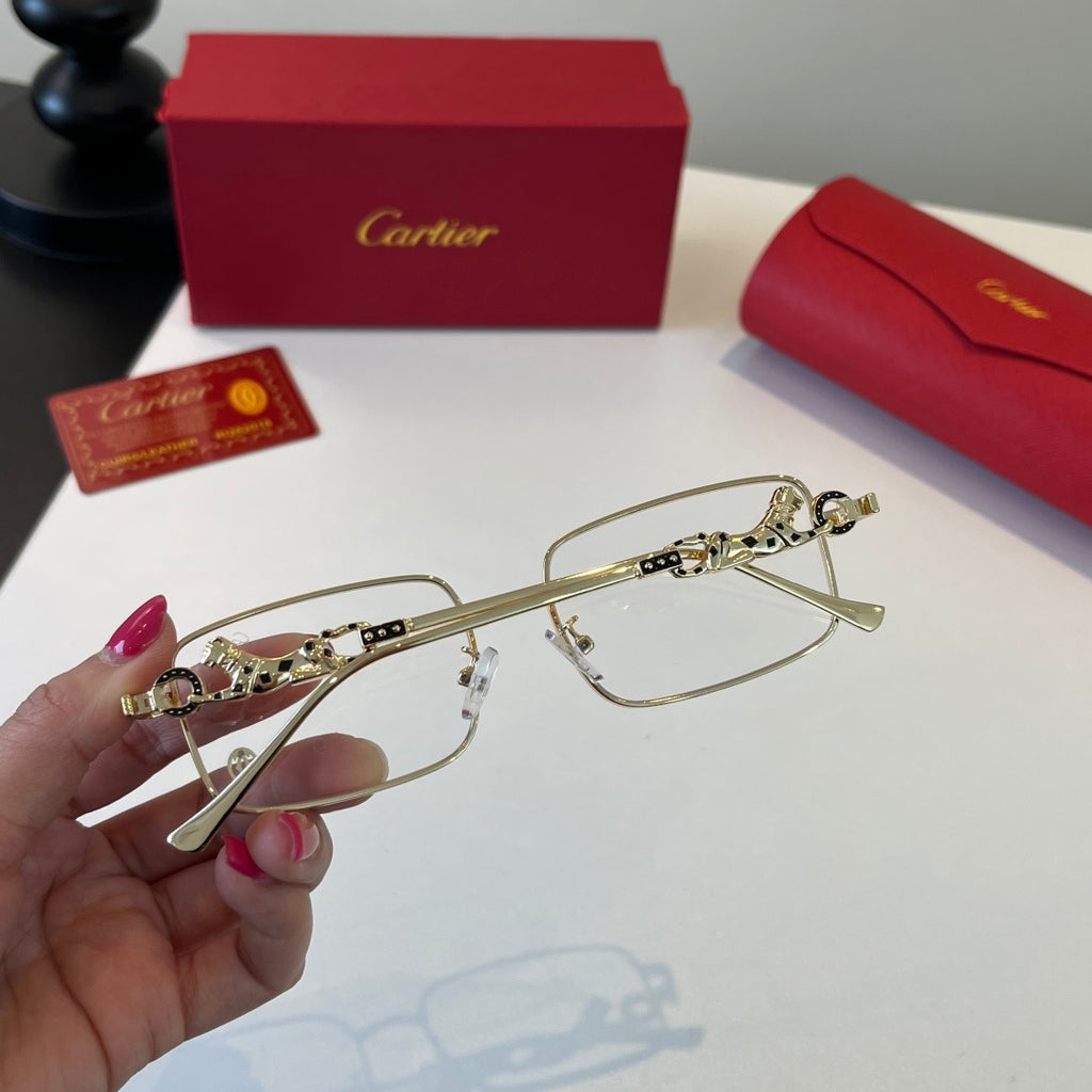Cartier Lightweight Metal Rimless Silver Lens Sunglasses for Men & Wo - 432252 - detail image 8