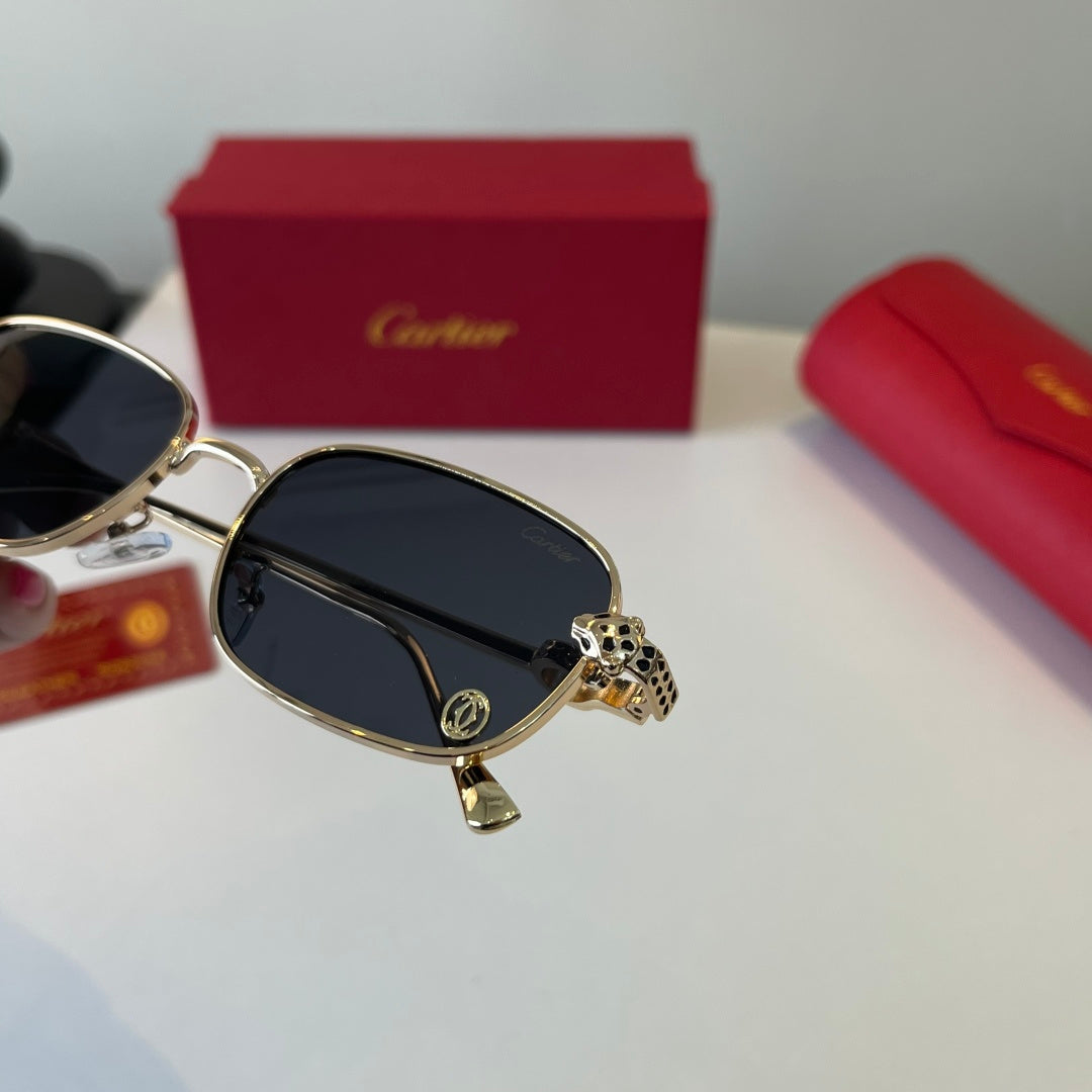 Cartier Lightweight Metal Rimless Silver Lens Sunglasses for Men & Wo - 432257 - detail image 6