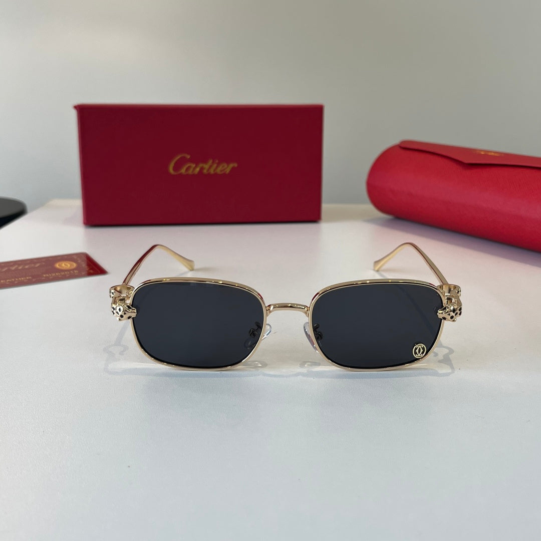 Cartier Lightweight Metal Rimless Silver Lens Sunglasses for Men & Wo - 432257 - detail image 2