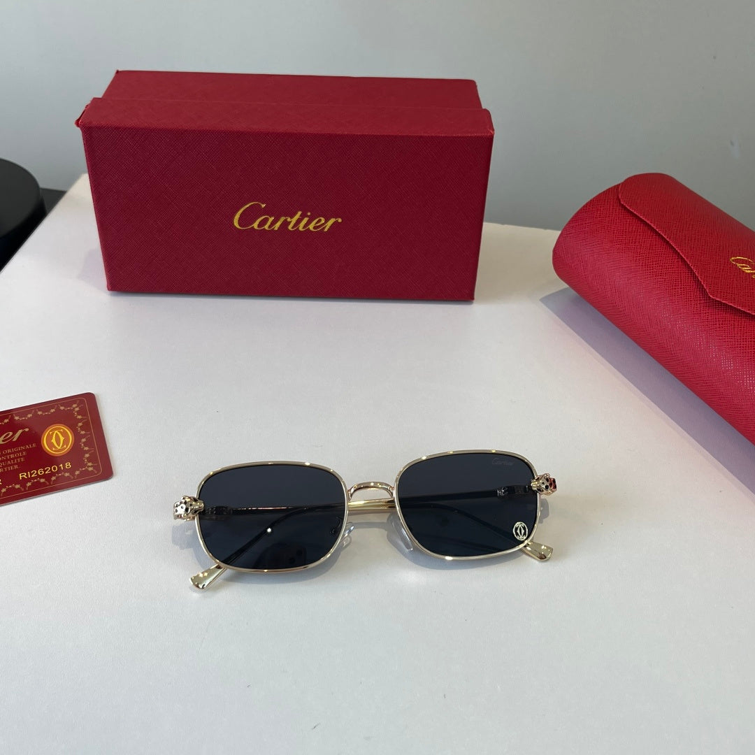Cartier Lightweight Metal Rimless Silver Lens Sunglasses for Men & Wo - 432257 - detail image 4