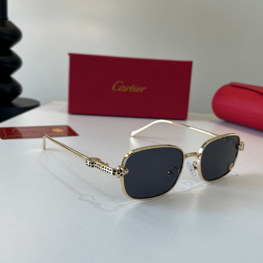 Cartier Lightweight Metal Rimless Silver Lens Sunglasses for Men & Wo - 432257