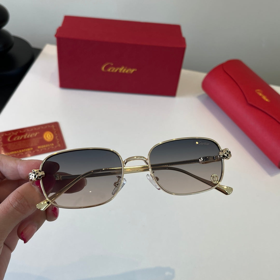 Cartier Lightweight Metal Rimless Silver Lens Sunglasses for Men & Wo - 432259 - detail image 5