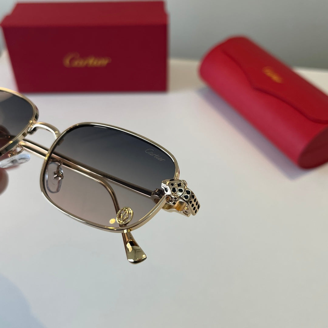 Cartier Lightweight Metal Rimless Silver Lens Sunglasses for Men & Wo - 432259 - detail image 6