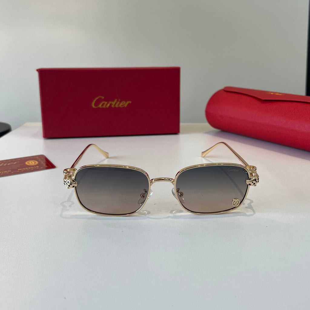Cartier Lightweight Metal Rimless Silver Lens Sunglasses for Men & Wo - 432259