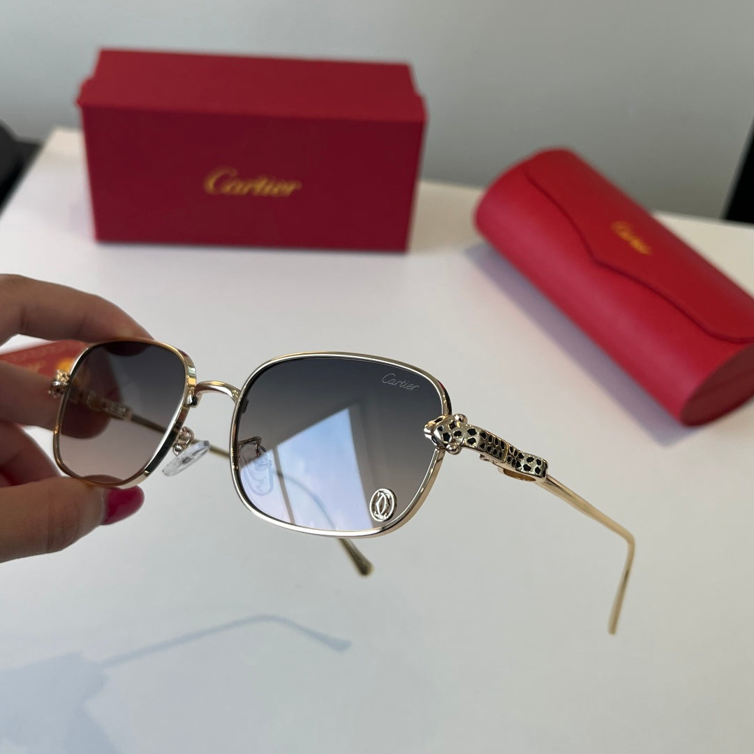 Cartier Lightweight Metal Rimless Silver Lens Sunglasses for Men & Wo - 432259 - detail image 9