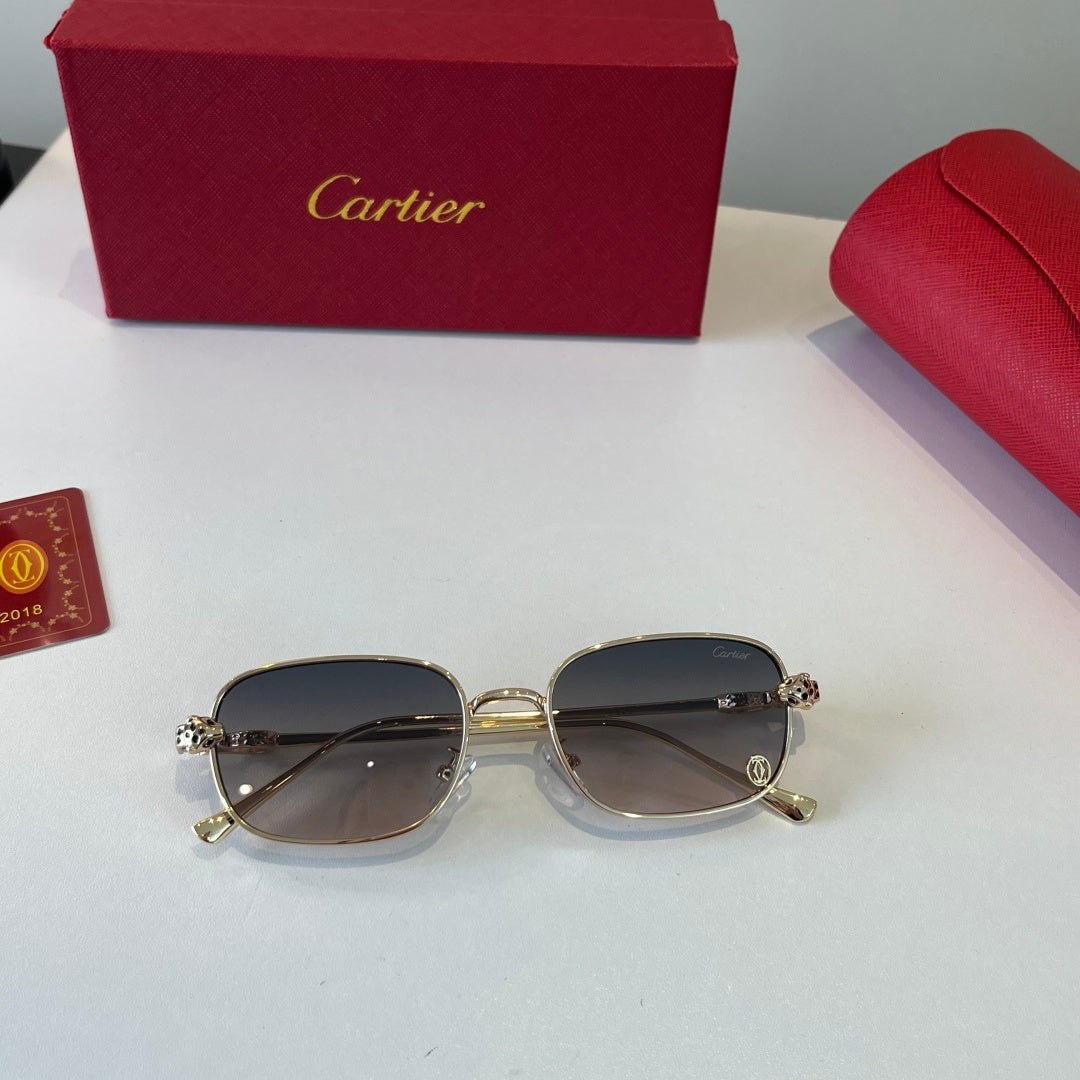 Cartier Lightweight Metal Rimless Silver Lens Sunglasses for Men & Wo - 432259 - detail image 4
