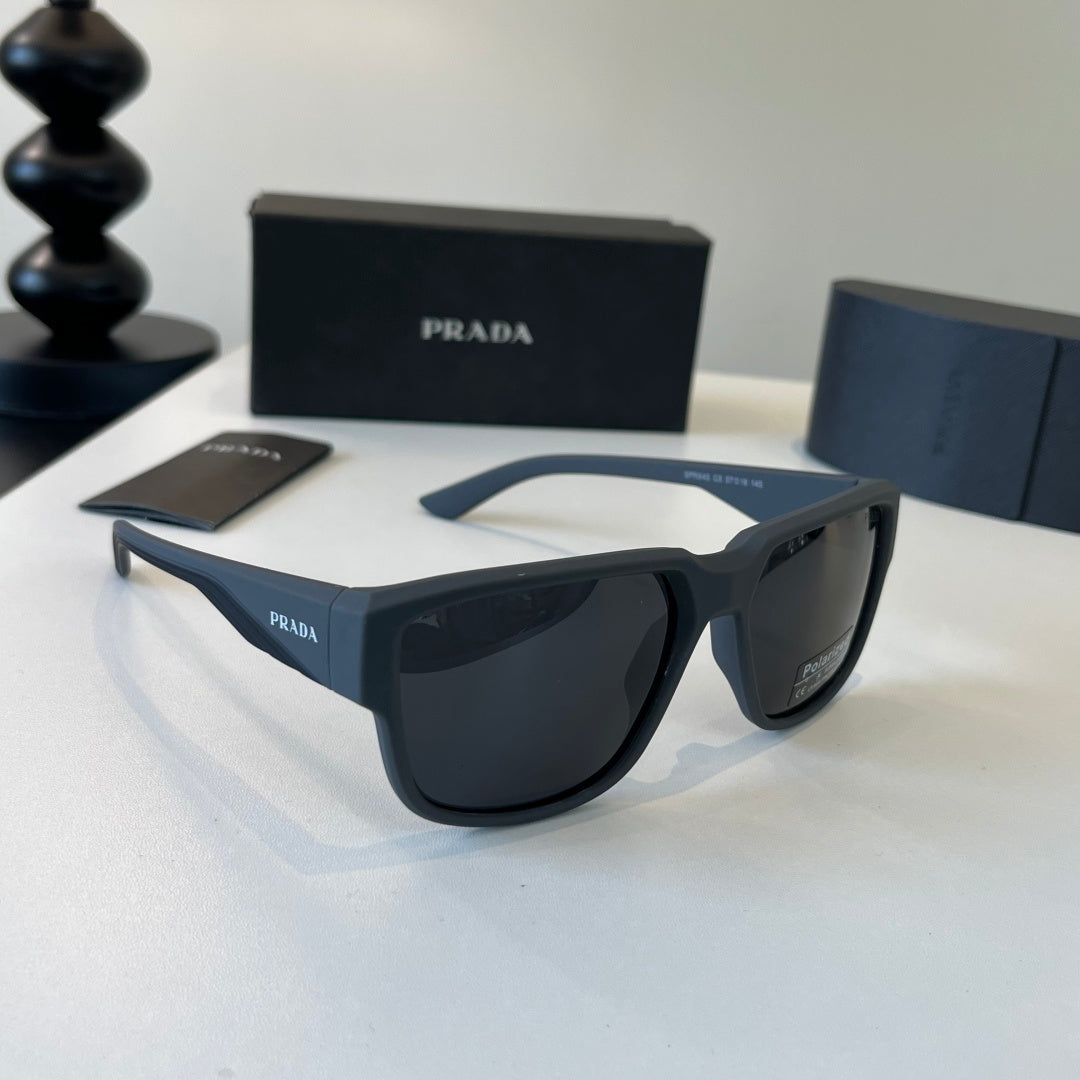 Prada Fashion Black Lens Sunglasses for Men & Women - 487121
