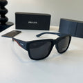 Prada Fashion Black Lens Sunglasses for Men & Women - 372087