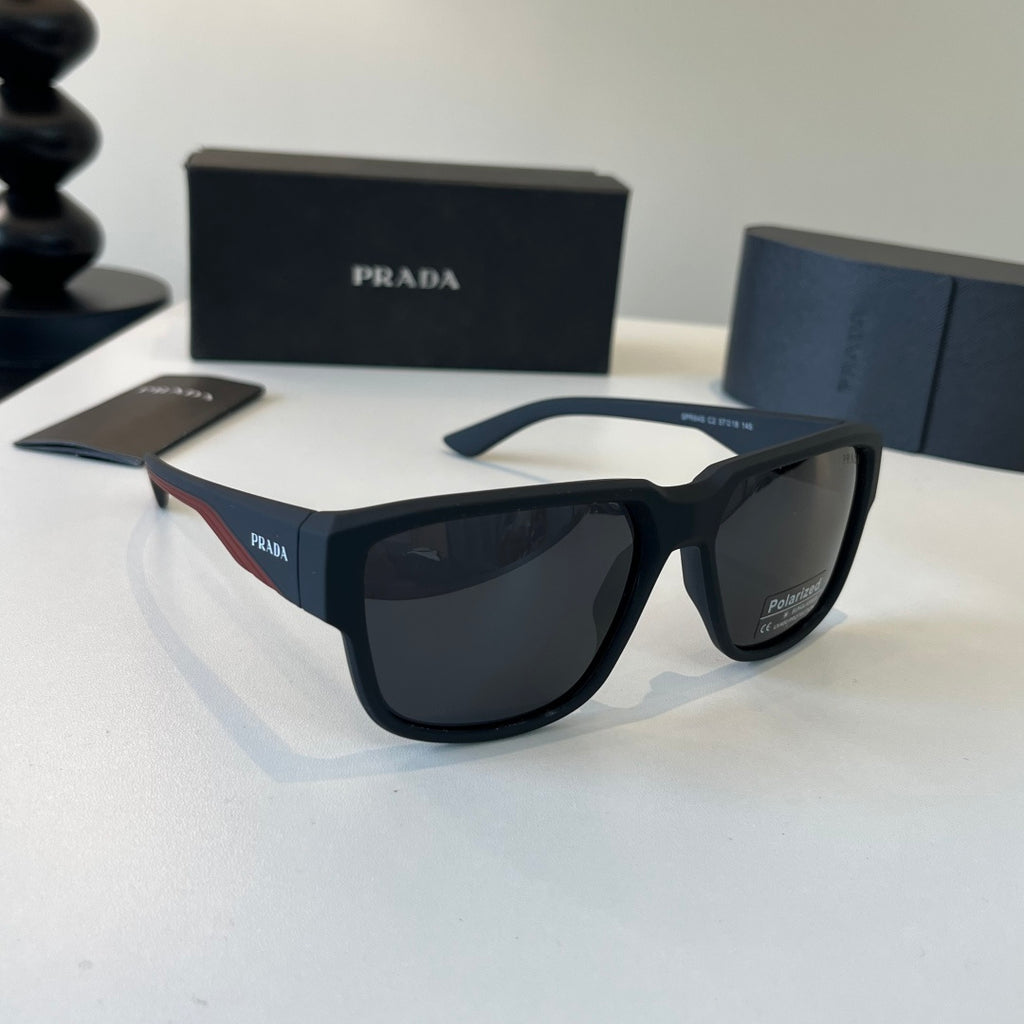 Prada Fashion Black Lens Sunglasses for Men & Women - 415738