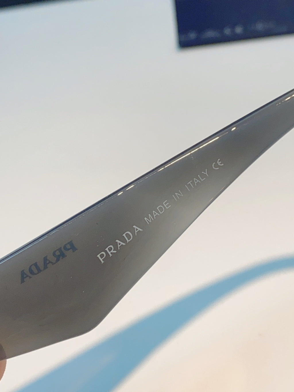 Prada Square Purple Lens Sunglasses for Men & Women - detail image 9