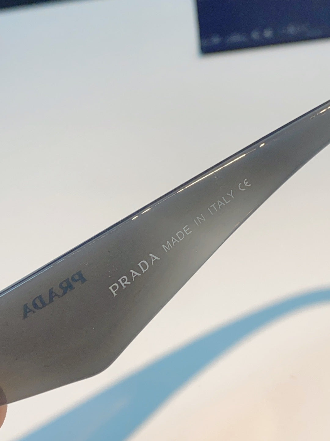 Prada Square Purple Lens Sunglasses for Men & Women - detail image 9