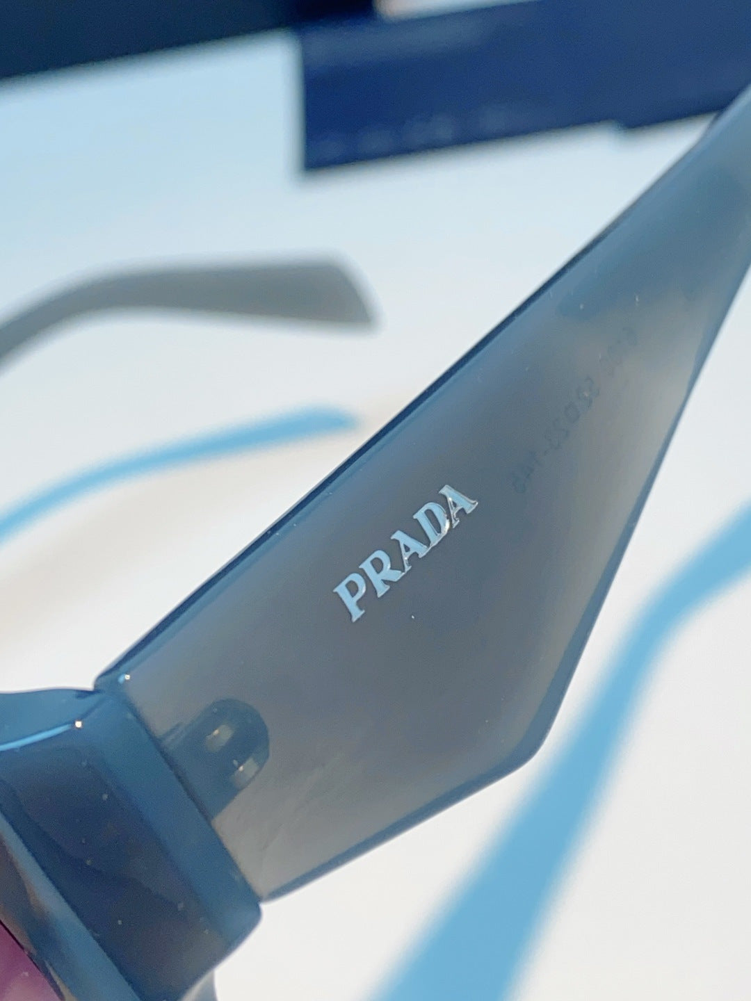 Prada Square Purple Lens Sunglasses for Men & Women - detail image 8