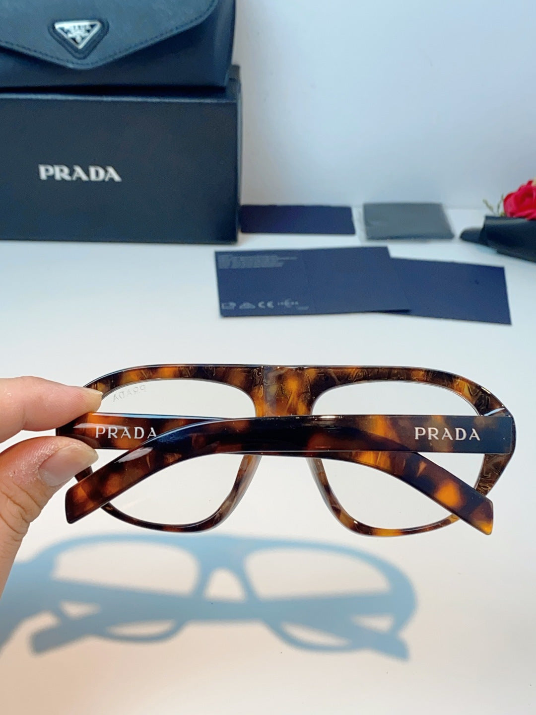 Prada Aviator Brown Lens Sunglasses for Men & Women - 449375 - detail image 5